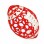 OBALL-81073R JUCARIE MINGE FOTBAL ROSU 