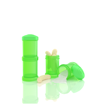 Twistshake Recipient pentru lapte praf Verde