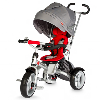Tricicleta COCCOLLE Giro multifunctionala rosu
