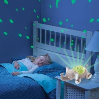 Summer Infant-06436-Lampa Cu Sunete Si Proiectii Elefantul Eddie