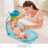 Summer Infant-09256-Set cadita, suport de baita si bara de jucarii Ocean Buddies – Blue