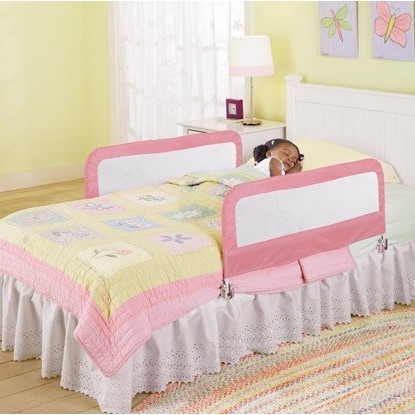 Summer Infant-12211-Set 2 Protectii Pliabile Pentru Pat Pink