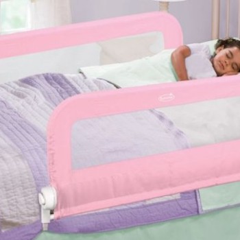Summer Infant-12211-Set 2 Protectii Pliabile Pentru Pat Pink