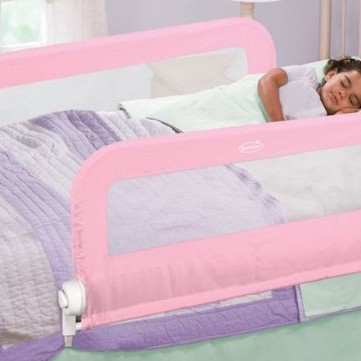 Summer Infant-12211-Set 2 Protectii Pliabile Pentru Pat Pink