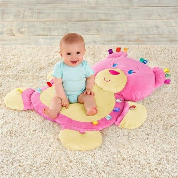 Taggies-25062U-Salteluta Interactiva Cuibul Snuggles-Ursulet Roz