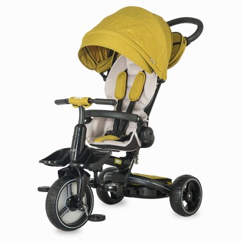 Tricicleta COCCOLLE Alto multifunctionala mustar