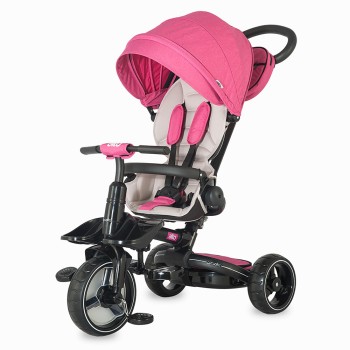 Tricicleta COCCOLLE Alto multifunctionala roz
