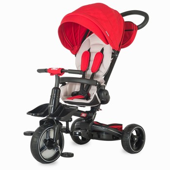 Tricicleta COCCOLLE Alto multifunctionala rosu