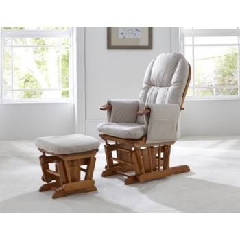 Tutti Bambini-Fotoliu Reglabil Pentru Alaptat Cu Suport Pentru Picioare Gc 35 Beech