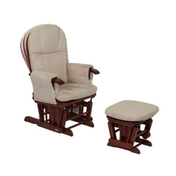 Tutti Bambini-Fotoliu Reglabil Pentru Alaptat Cu Suport Pentru Picioare Gc 35 Walnut