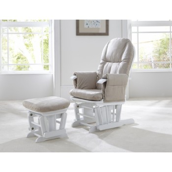 Tutti Bambini-Fotoliu Reglabil Pentru Alaptat Cu Suport Pentru Picioare Gc 35 White