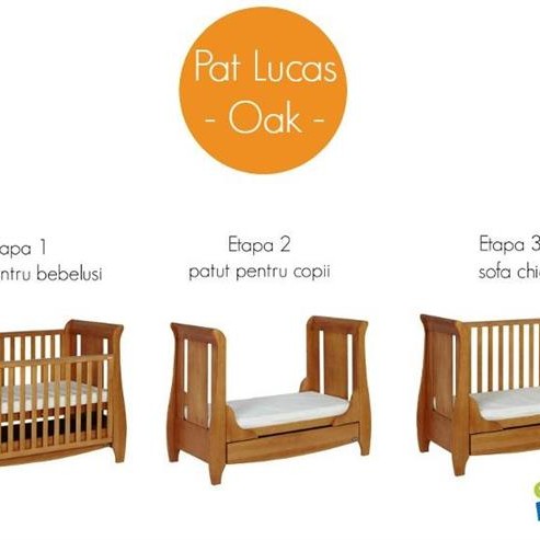 Tutti Bambini-Patut Evolutiv 3 In 1 Lucas Oak