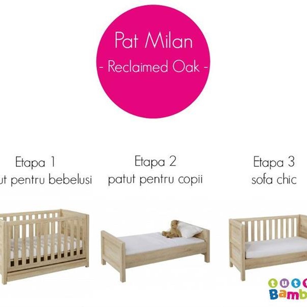 Tutti Bambini-Patut Evolutiv 3 In 1 Milan Reclaimed Oak
