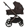 Carucior copii Como Adamex Chocolate Brown 2 in 1 cu landou pliabil