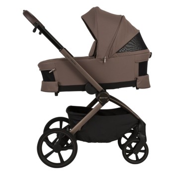 Carucior copii Como Adamex Chocolate Fango 2 in 1 cu landou pliabil
