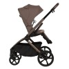 Carucior copii Como Adamex Chocolate Fango 2 in 1 cu landou pliabil