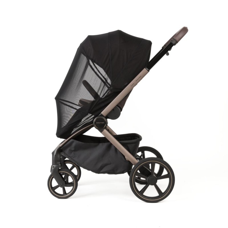 Carucior copii Como Adamex Chocolate Fango 2 in 1 cu landou pliabil