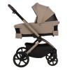 Carucior cu landou pliabil Como Adamex Natura Latte 3 in 1 cu Cybex Cloud G3 Plus