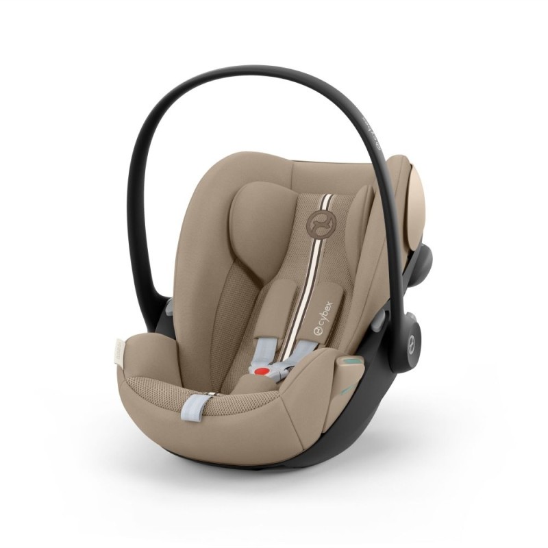 Carucior cu landou pliabil Como Adamex Natura Latte 3 in 1 cu Cybex Cloud G3 Plus