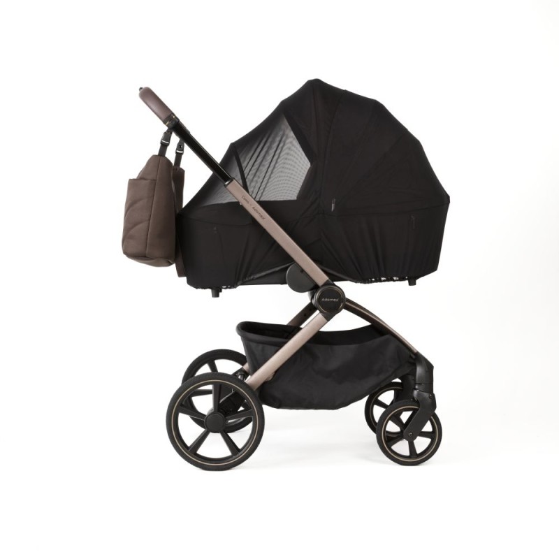 Carucior cu landou pliabil Como Adamex Natura Latte 3 in 1 cu Cybex Cloud G3 Plus