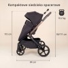 Carucior copii Como Adamex Satin 2 in 1 cu landou pliabil