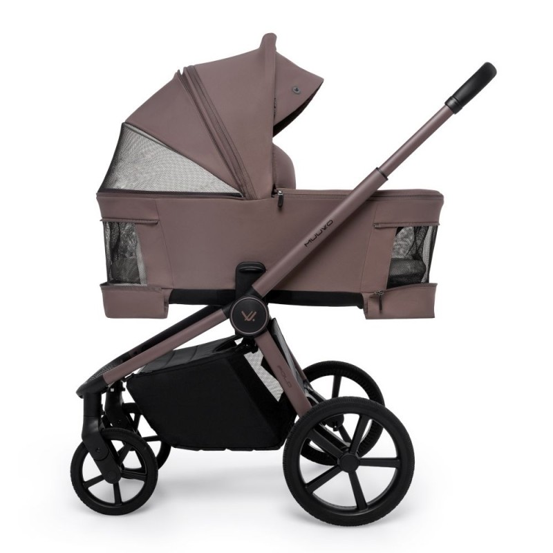 Carucior copii cu landou pliabil Muuvo Fold Cocoa 2 in 1