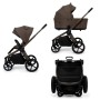 Carucior copii cu landou pliabil Muuvo Fold Dark Chocolate 2 in 1
