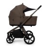 Carucior copii cu landou pliabil Muuvo Fold Dark Chocolate 3in1 cu Cybex Cloud G3 Plus