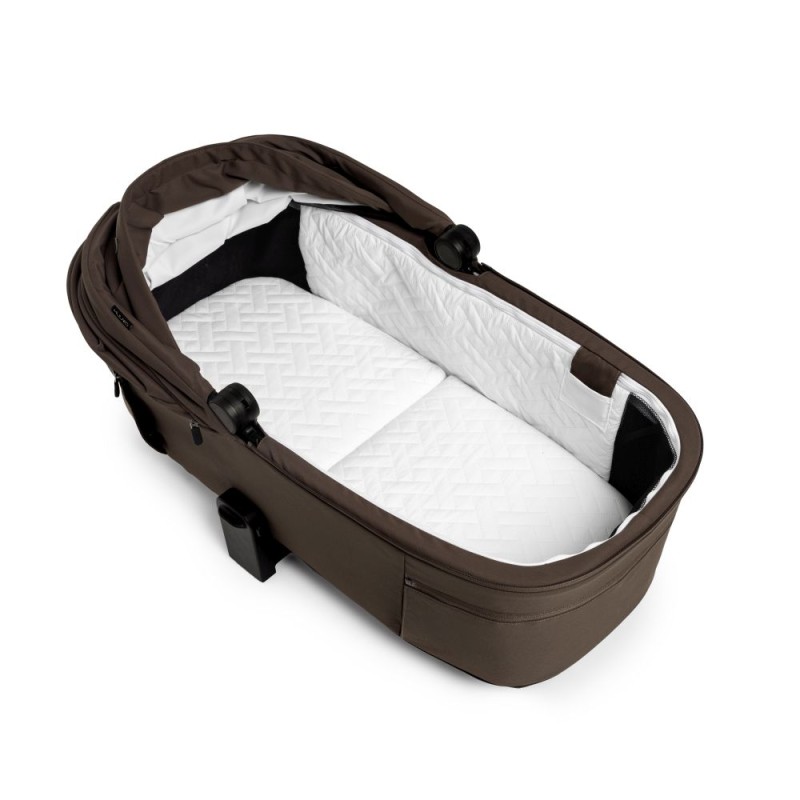 Carucior copii cu landou pliabil Muuvo Fold Dark Chocolate 3in1 cu Cybex Cloud G3 Plus