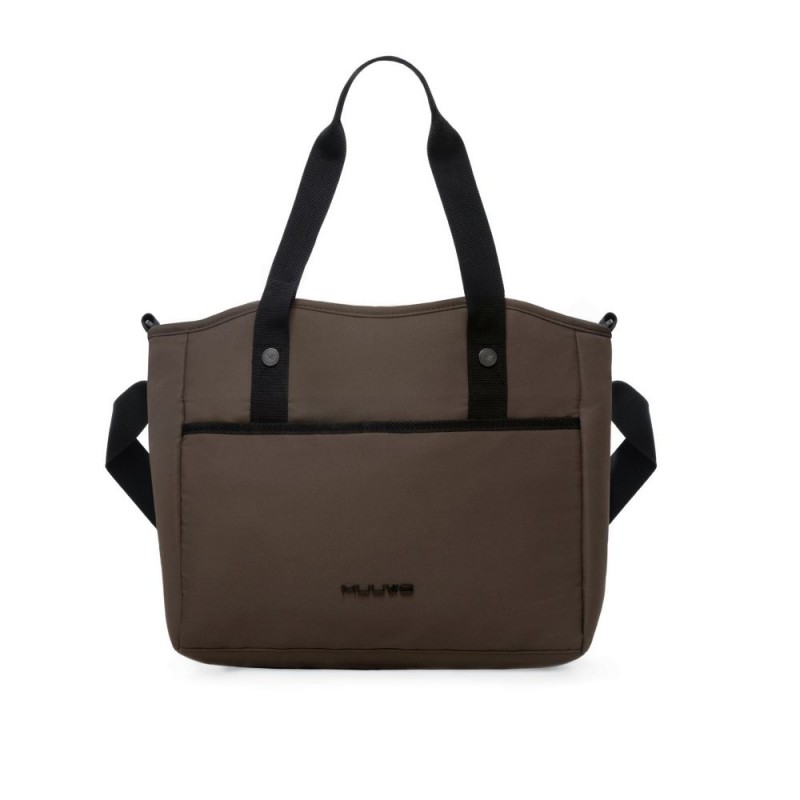 Carucior copii cu landou pliabil Muuvo Fold Dark Chocolate 3in1 cu Cybex Cloud G3 Plus