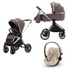 Spark Adamex Champagne-Fango 3in1 cu scoica Cybex Cloud G3 plus
