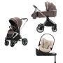 Spark Adamex Champagne-Fango 4in1 cu scoica Cybex Cloud G3 plus si isofix