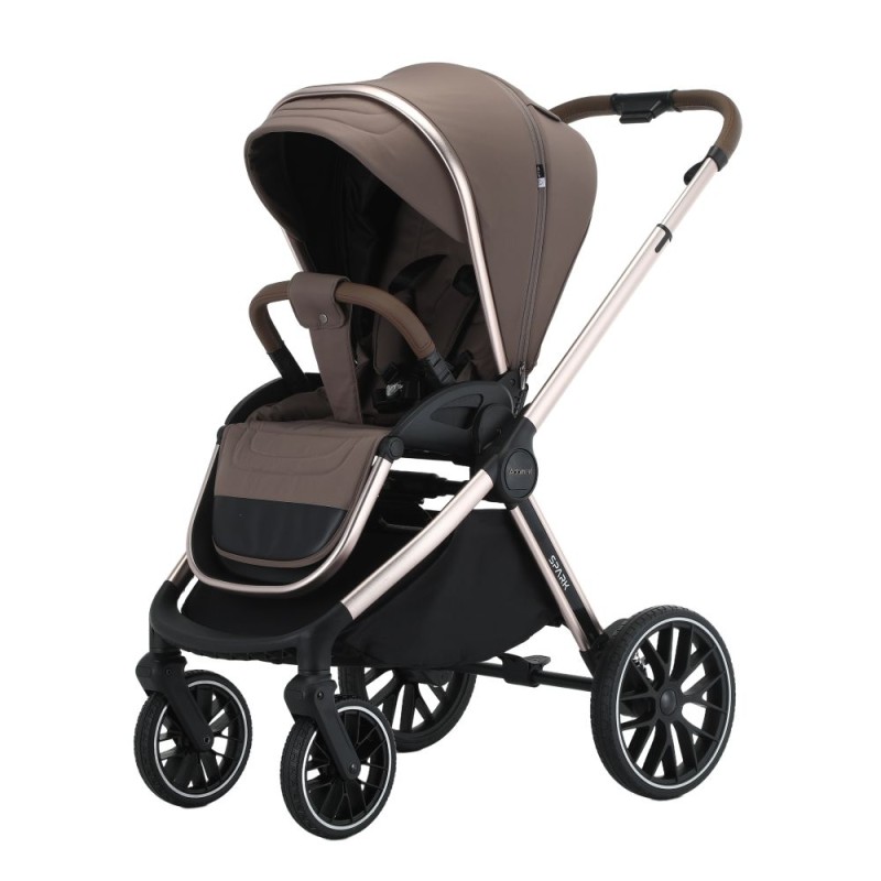 Spark Adamex Champagne-Fango 4in1 cu scoica Cybex Cloud G3 plus si isofix