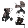 Spark Adamex Chocolate-Fango 4in1 cu scoica Cybex Cloud G3 plus si isofix