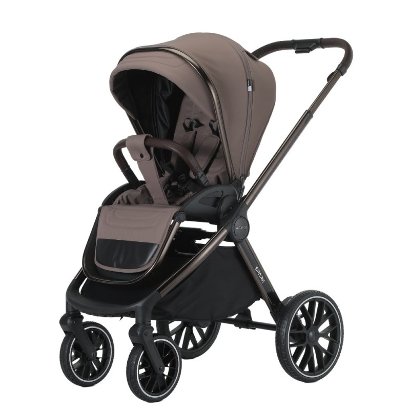 Spark Adamex Chocolate-Fango 4in1 cu scoica Cybex Cloud G3 plus si isofix